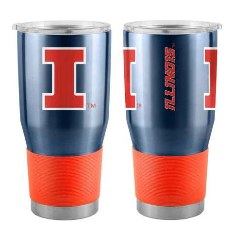 NCAA College Illinois Fighting Illini 30oz Stainless Steel Ultra Travel Tumbler Cover