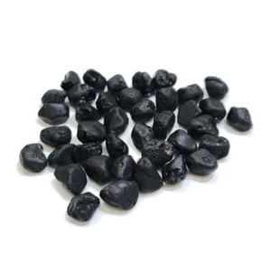 Excellent 40 Pcs Lot Wonderful Top Black Spinal Rough Size 8-9 MM Loose Gemstone - Picture 1 of 7
