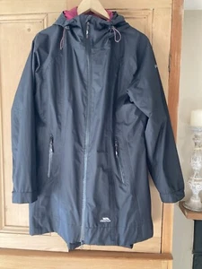 Trespass Technical Performance TP 50 Black COAT Waterproof Taped Seams Size L - Bild 1 von 10