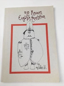 NO KNOWN ENGLISH TRANSLATION by  Don Nedobeck Signed w/ Drawing  1992 - Picture 1 of 6