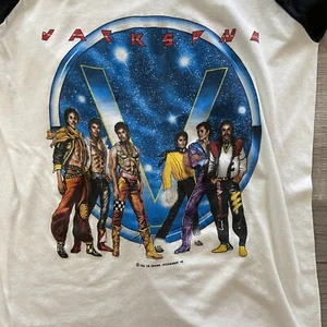 The Jackson 5 Vintage Victory Tour Raglan Shirt Sz M Michael Jackson USA - Picture 1 of 12