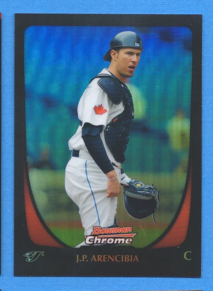 2011 Bowman Chrome Refractor #56 J.P. Arencibia Blue Jays - Image 1 of 1