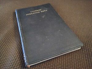 Cameron Hydraulic Data Ingersoll-Rand 12th Edition 1951