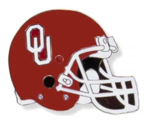Oklahoma Sooners Pin University of Oklahoma Pin Football Helmet College NCAA Pin Cover