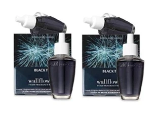 Bath & Body Works SCHWARZE KRAWATTE Wandblumen Minen (4 Glühbirnen!) - Bild 1 von 1