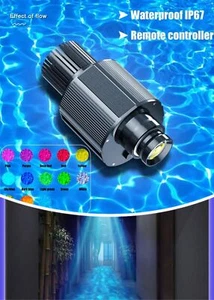 40W-600W Waterproof Outdoor Water Wave Ripple Ocean Effect GOBO Light Projector - Picture 1 of 44