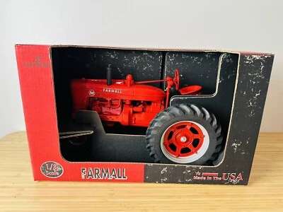 Mccormick FARMALL Model “M” Tractor 1/8 Scale Die Cast New In Box - Image 1 of 4