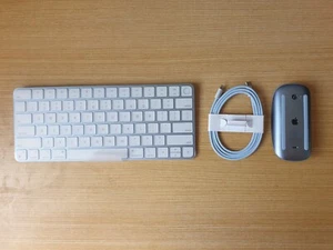 Blue Apple Magic Wireless Keyboard TouchID(A2449) + Magic Mouse 2 combo - Picture 1 of 3