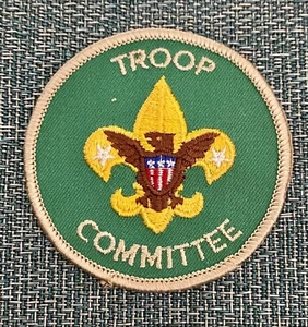 Parche vintage 1984 Boy Scouts of America Troop Committee - Imagen 1 de 2