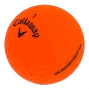 Callaway Superhot Matte Red/Orange Near Mint AAAA 50 Used Golf Ball 4A
