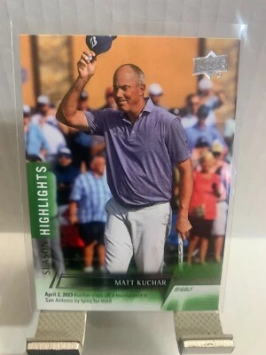 2024 Upper Deck Golf Season Highlights Matt Kuchar #100 - Image 1 of 2