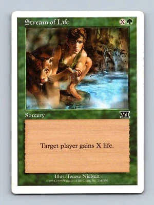 Magic The Gathering MTG - Stream of Life - 6th Edition, Sixth 1997 - Image 1 of 2