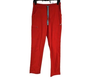 Figs Yola Skinny Scrub Pants Technical Collection Pop Red Women’s Size XS/P - Bild 1 von 9
