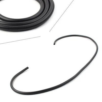 100cm 6mm Tube Hose Pipe Fuel Oil Water Fit Motorcycle Dirt Pit Bike ATV Black - Image 1 of 4