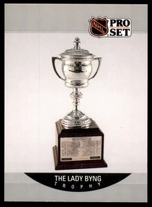 1990-91 Pro Set #378 The Lady Byng Trophy St. Louis Blues Brett Hull - Picture 1 of 2
