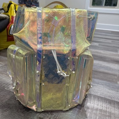 Mochila LOUIS VUITTON Monograma Prisma Christopher Popup M44766 100% Auténtica  Foto 1 de 4