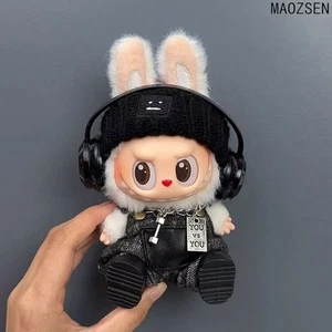 (No Toy) Set for 17CM/15CM Labubu Clothes for Monster Handmade Streetwear Outfit - Picture 1 of 6
