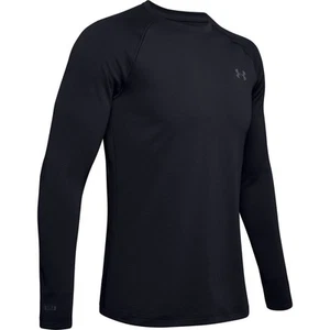 Under Armour 1343244 Men's Black UA ColdGear Base 2.0 Baselayer Shirt, Small - Picture 1 of 5