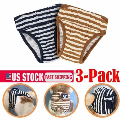 Pet Dog Puppy Diaper Pants Female Nappy Physiological Sanitary Panties Underwear - Image 1 of 4