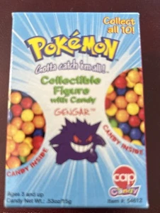 Vintage POKEMON Cap Candy Collectible Figure GENGAR - Factory Sealed -RARE - Picture 1 of 4