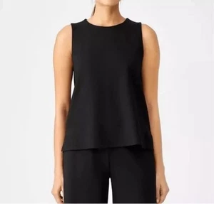 Eileen Fisher Women's $128 Washable Flex Ponte Round Neck Tank size Small - Picture 1 of 6