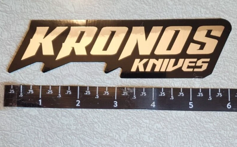 Kronos Knives Knife Palmetto State Armory Chrome/Black Vinyl Decal Sticker OEM - Image 1 of 1