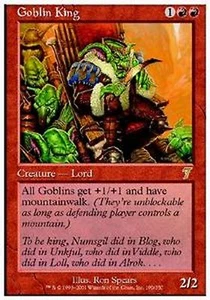 *MRM* FR/VF Roi des gobelins - Goblin King MTG 7ED - Picture 1 of 1