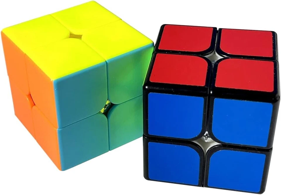 2 Pack of Classic Magic Cube  2x2 Smart Speed Cube Educational Game Brain Teaser - Image 1 of 4