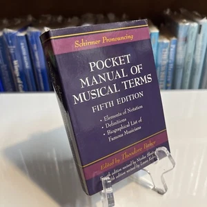 Schirmer Pronouncing Pocket Manual of Musical Terms by Laura Kuhn (1995,... - Picture 1 of 7