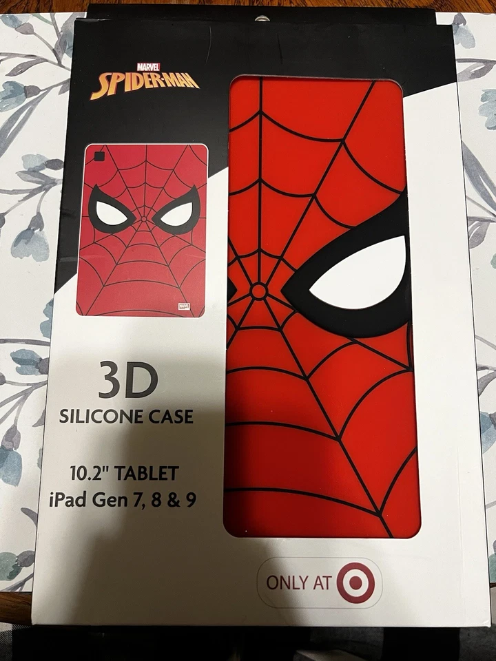 Marvel Spiderman iPad 10.2" Gen 7, 8 & 9 Silicone 3D Case Red NEW Target Excl - Image 1 of 1