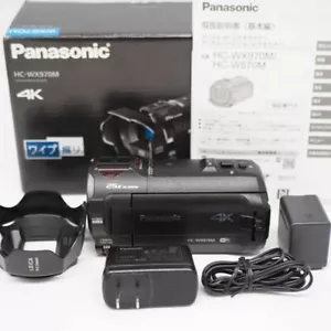 Panasonic PANASONIC HC-WX970M-K Video Camera Wipe Take Camcorder see photo - Picture 1 of 9