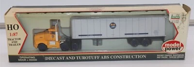 DIECAST 1:87 HO SCALE - TRACTOR AND TRAILOR - B&O - MODEL POWER - NIP - - Image 1 of 4