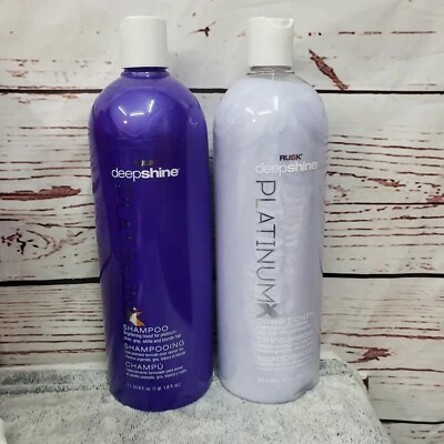 Rusk DeepShine Platinum X Shampoo and Conditioner 33.8 oz (Combo) - Image 1 of 4