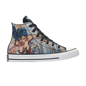 Converse Chuck Taylor All Star Marvel Wonder Woman High Top Sneakers Women’s 6 - Picture 1 of 16