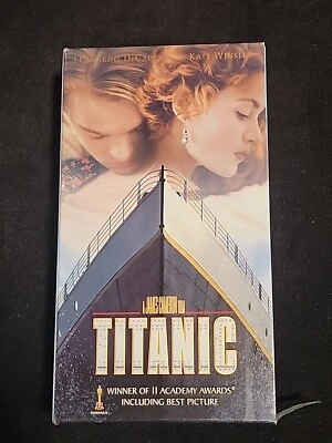 Titanic VHS, 1998, 2-Tape/Cassette Set, Original Boxes, THX Sound/Picture 🚢 🧊 - Image 1 of 4
