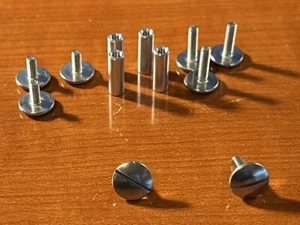 D104 Lollipop Mic Head Screws and Spacers - .35” Dia Head - Similar to OEM Size - Picture 1 of 8