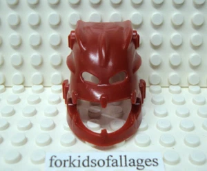 LEGO Bionicle 55306 Piraka Mask From Canister Lid Hakann Dark Red - Picture 1 of 4