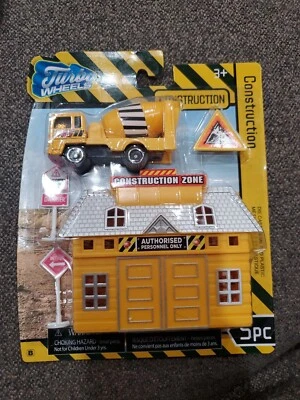 Turbo Wheels Construction ~ Cement Truck 5 Pcs Play Set For Ages 3+ NEW - Image 1 of 2