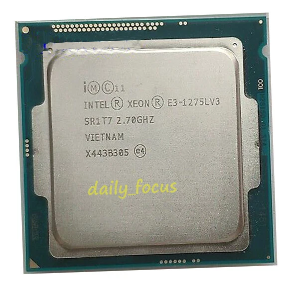 Intel Xeon E3-1275L V3 OEM 2.7GHz LGA 1150 SR1T7 4-Core 8M 45W CPU Processor - Image 1 of 4