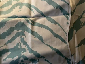D. Porthault France Tigre Turquoise Blue King Pillow Sham Cotton Percale NWT NEW - Picture 1 of 5