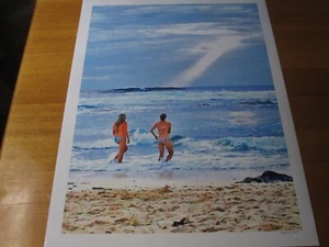 Prevelly Beach Surf WA#2 Digital Art Photographic Print 56cm x 73cm- Ranton - Picture 1 of 4