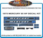 1975 MERCURY 85 hp 850 Reproduction Outboard Decal Set Sticker - C $ 79.99