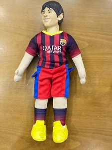 Vintag Stuffed Doll Plastic Head Famous Football Player Messi10 18"X4" Character - Picture 1 of 9