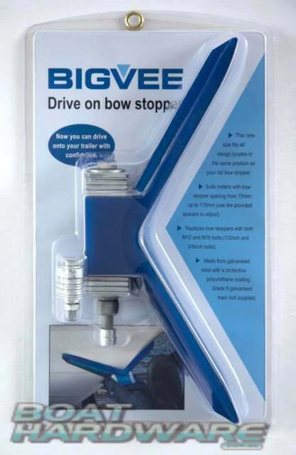 Bigvee Drive on Bow Stopper One Size Fits All Galvanised Steel Polyurathane