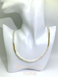 5-6mm White freshwater pearl necklace - Picture 1 of 5