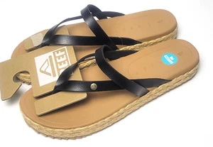 Reef Womens Vista Carmen Black 10 - Picture 1 of 4