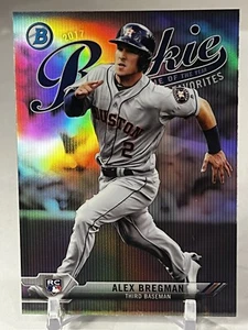 Alex Bregman RC Rookie ROY Favorites 2017 Bowman Chrome #ROYF-3 Houston Astros - Picture 1 of 2