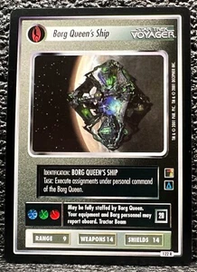 2001 Star Trek CCG 1E The Borg TB 122R - Borg Queen's Ship - Picture 1 of 2