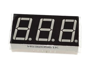 ARDUINO 3 DIGIT COMMON ANODE RED 7 SEGMENT LED DISPLAY NUMBER 0.56 - Picture 1 of 3