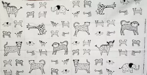 SAVANNAH Moda FABRIC quilting panel monkey leopard Gingiber sew black 48221-21 - Picture 1 of 10